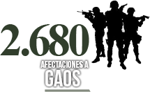 Efectividad Afectaciones a GAOS Afectaciones a GAOS