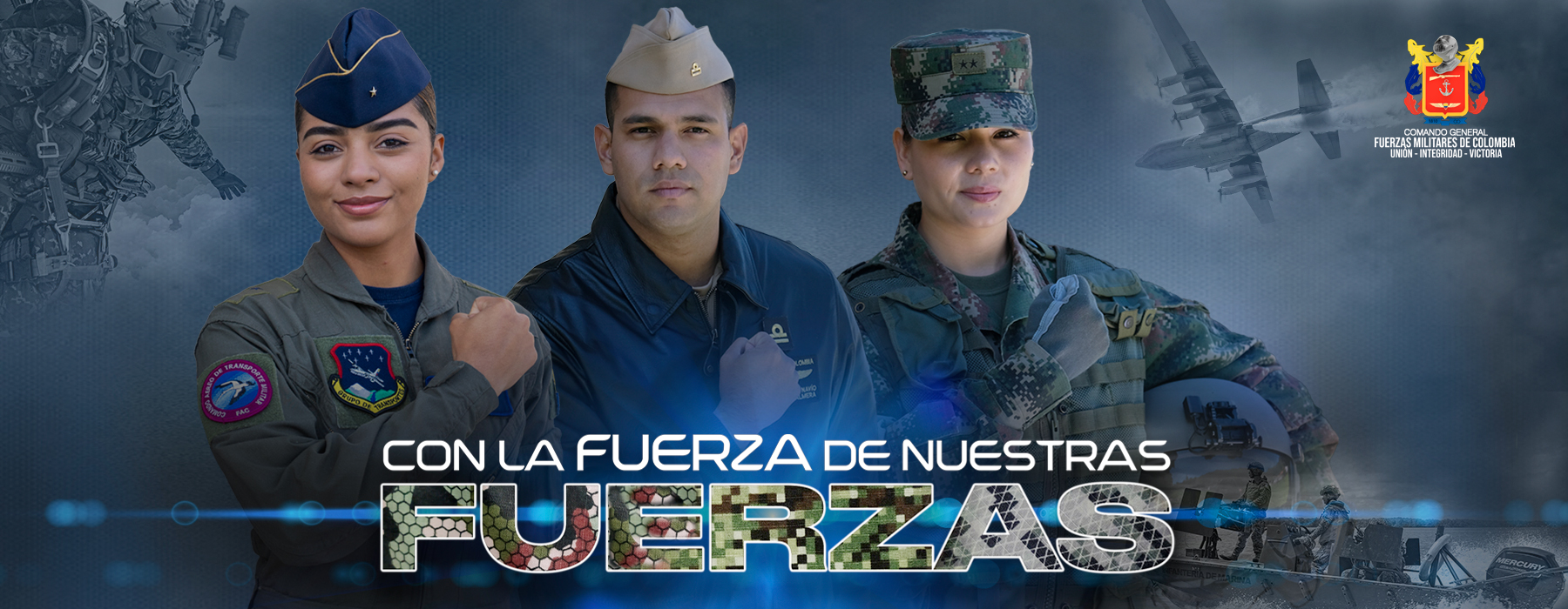 
            CON LA FUERZA DE NUESTRAS FUERZAS
      