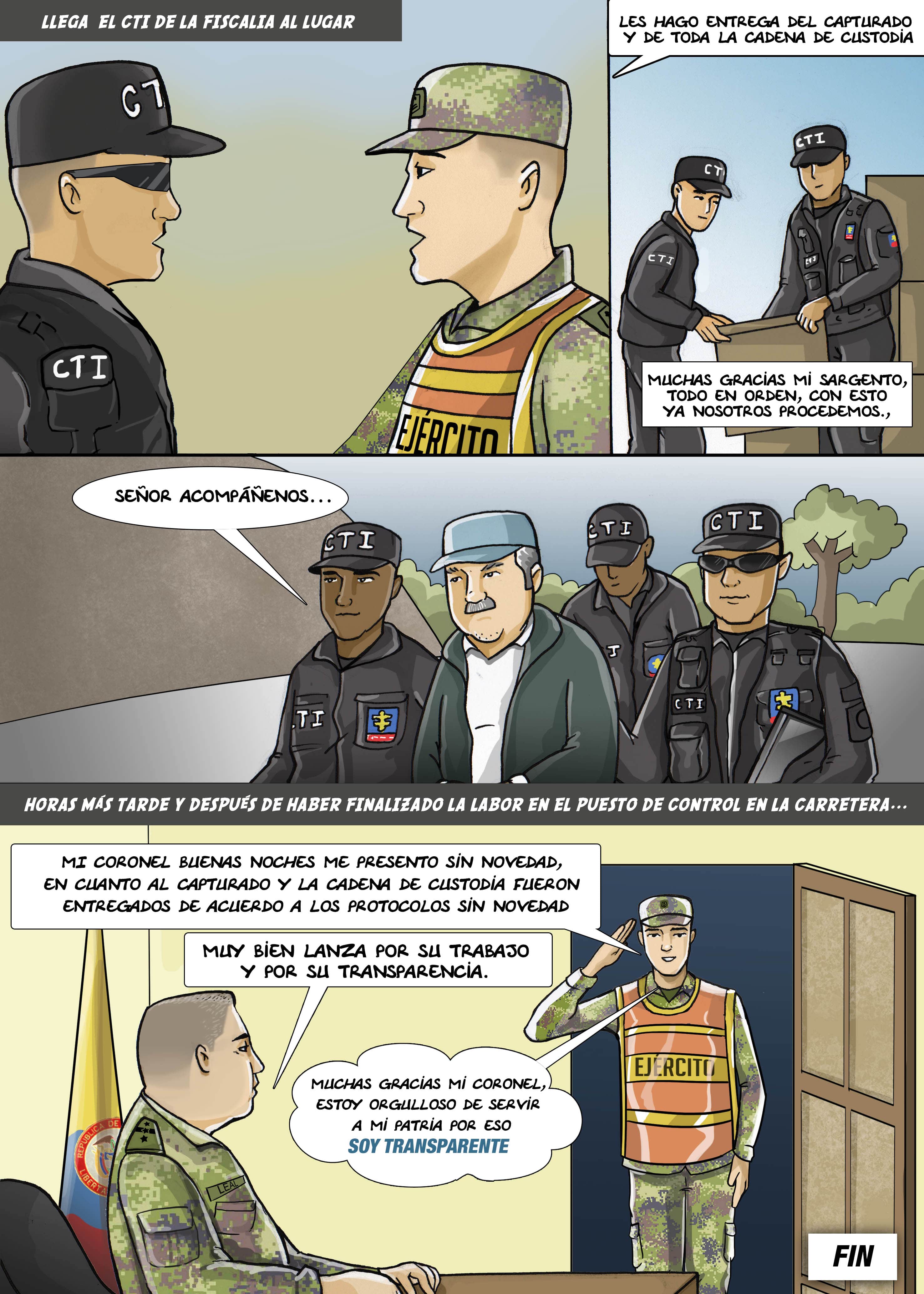 Comic Héroes Fuerzas Militares de Colombia