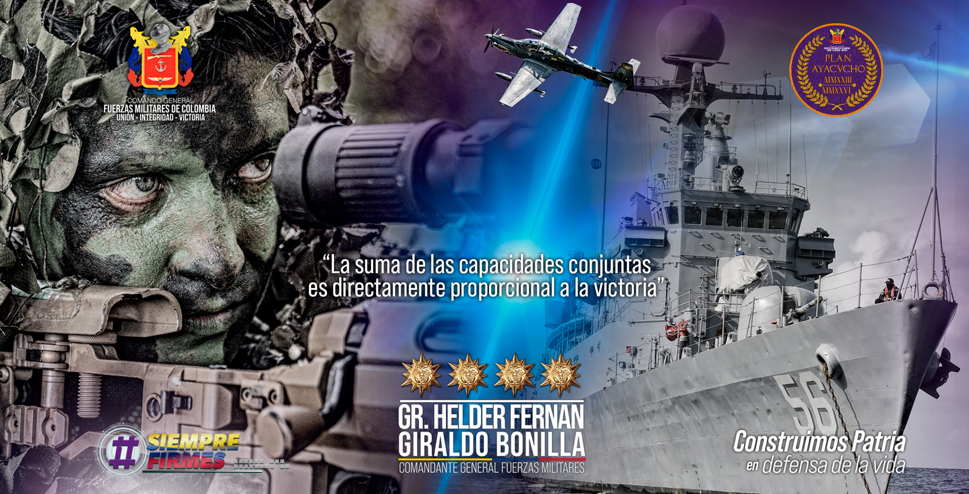 COMANDO GENERAL FUERZAS MILITARES DE COLOMBIA UNION-INTEGRIDAD-VICTORIA