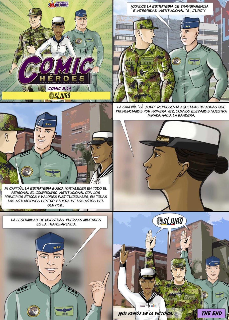 Comic Héroes Sí Juro
