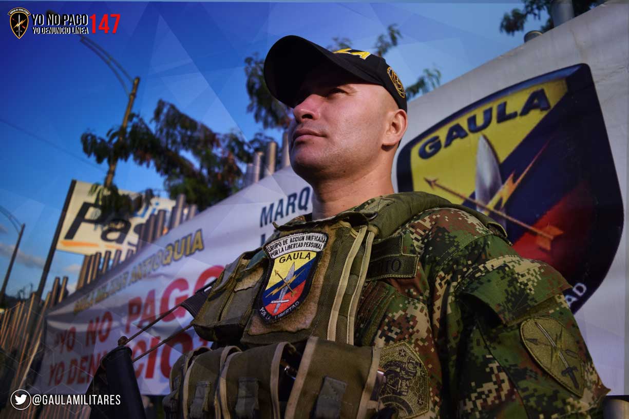 Gaula Militares Yo no Pago Yo denuncio Línea 147