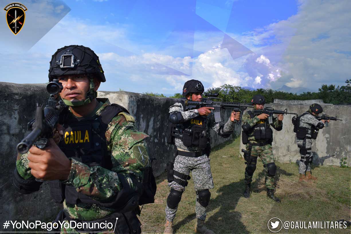 Gaula Militares Yo no Pago Yo denuncio Línea 147
