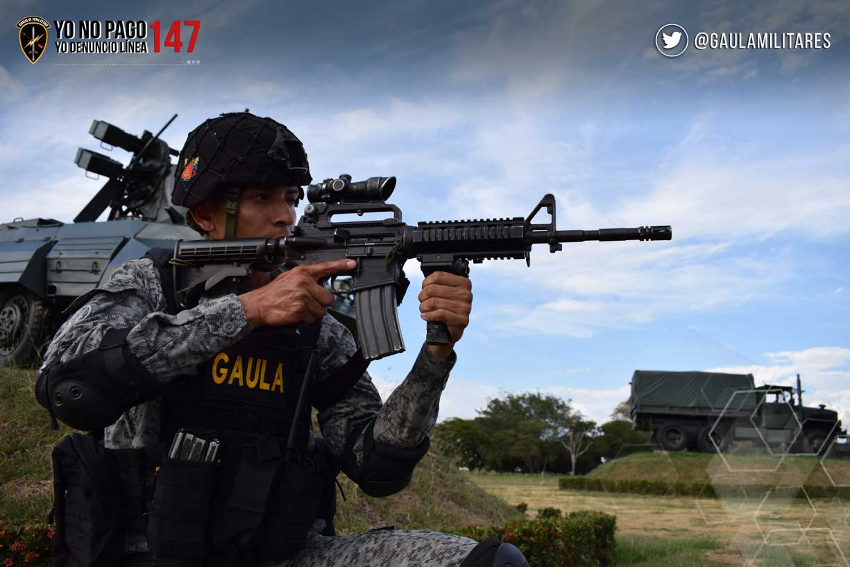 Gaula Militares Yo no Pago Yo denuncio Línea 147