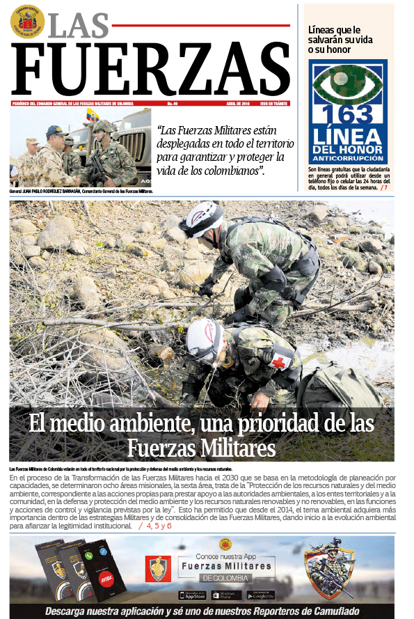 Periódico las Fuerzas abril 2016