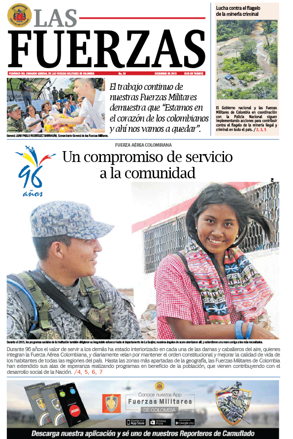 Periódico las Fuerzas diciembre 2015