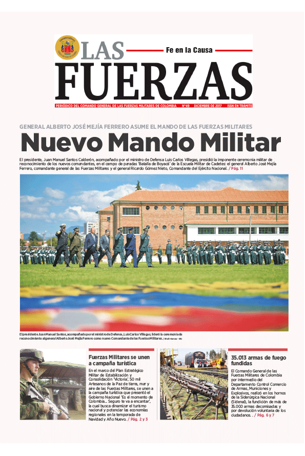 Periódico las Fuerzas diciembre 2017