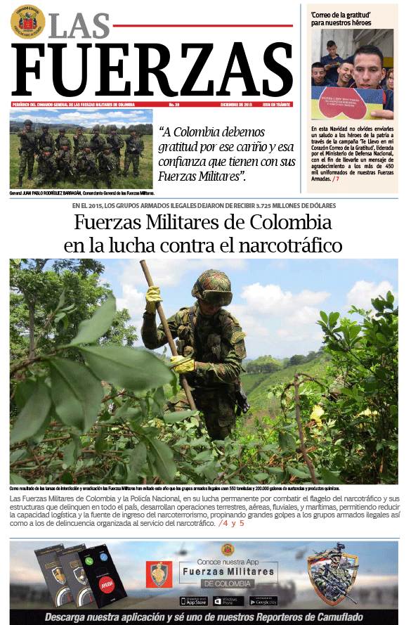 Periódico las Fuerzas diciembre 2015