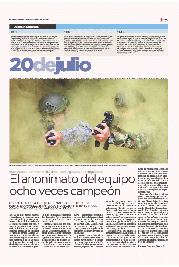 Periódico las Fuerzas julio 2017