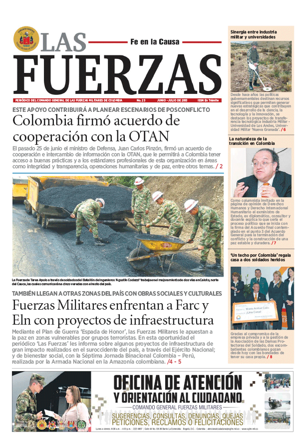 Periódico las Fuerzas Junio 2013