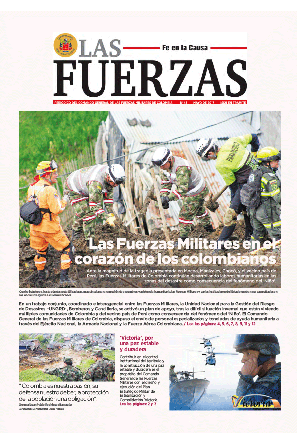 Periódico las Fuerzas Mayo 2013
