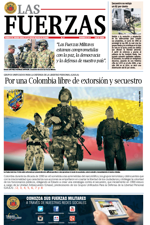 Periódico las Fuerzas noviembre 2015