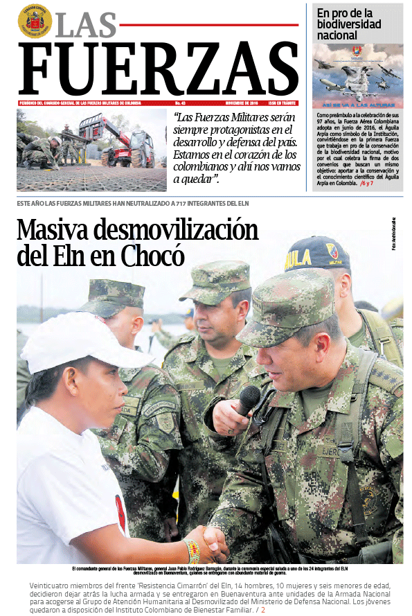 Periódico las Fuerzas noviembre 2016