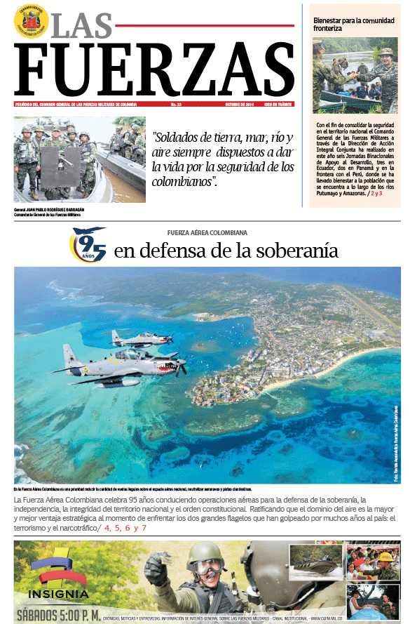 Periódico las Fuerzas octubre 2014