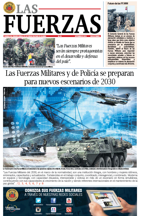 Periódico las Fuerzas septiembre 2015