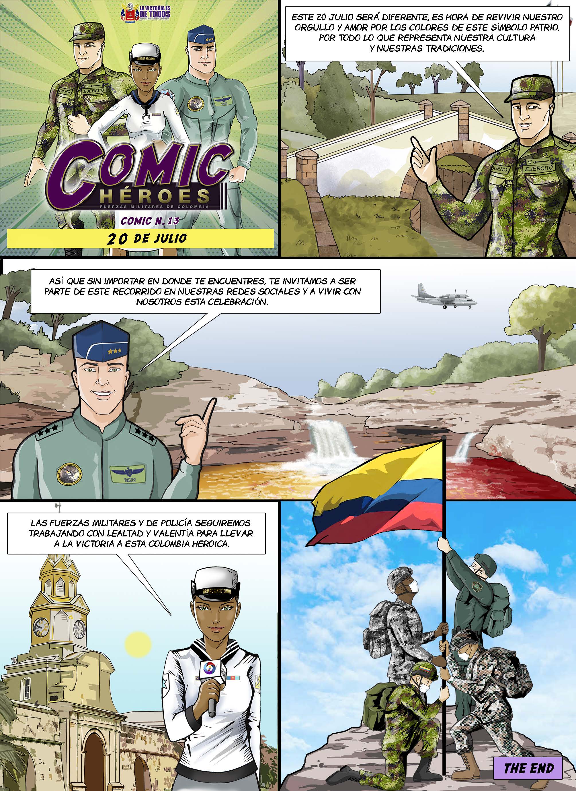 Comic Héroes 20 de Julio