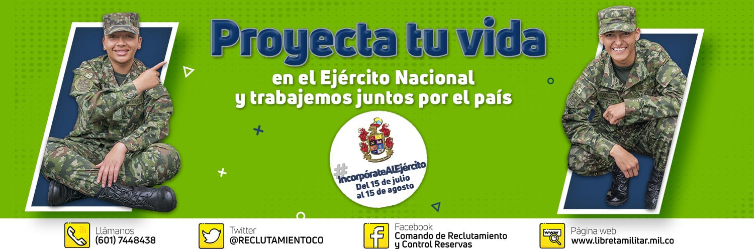 Me sumo al Ejército Nacional de Colombia Me sumo al Ejército Nacional de Colombia