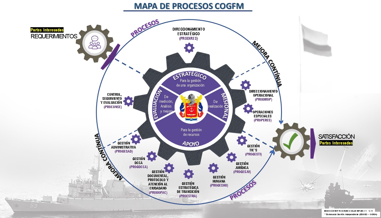 Mapa de Procesos del COGFM