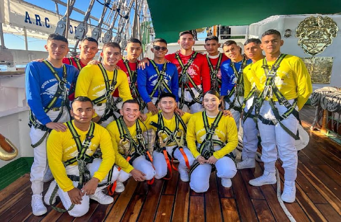 Desde su última visita en 2017, San Diego se viste de tricolor nacional con la llegada del Buque Escuela ARC, Gloria