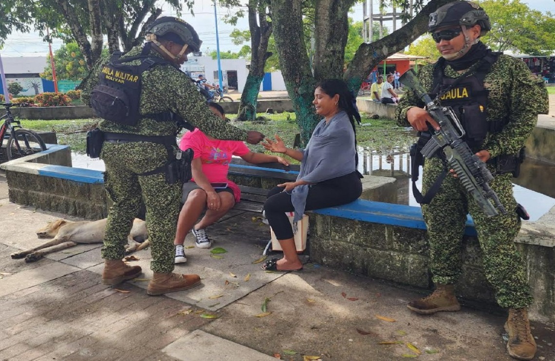 Dispositivo de seguridad Gaula Militar Caribe colombiano