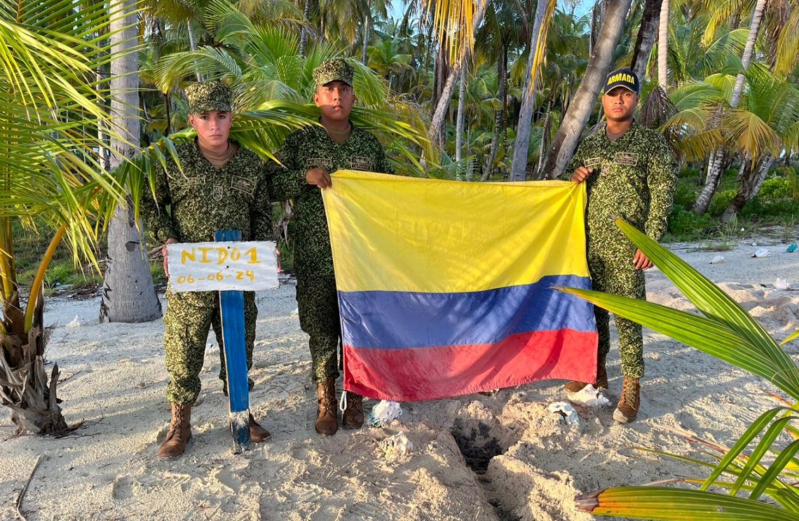 Armada de Colombia apuesta a la protección de especies marinas en la región insular