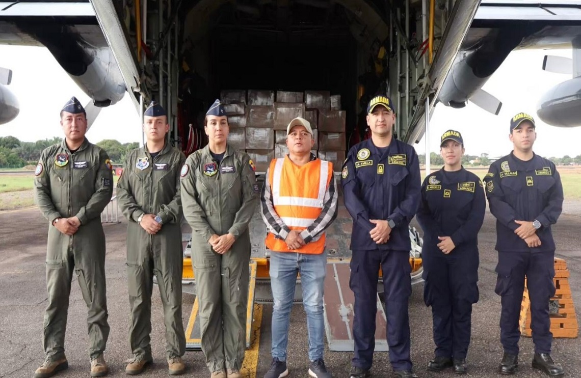 Fuerzas Militares apoyan la comercialización de más de 1,4 toneladas de productos del vichada