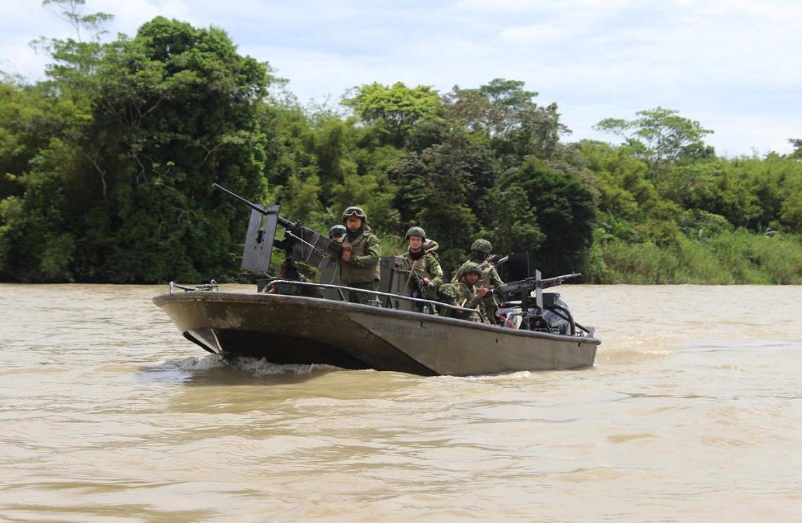 Armada de Colombia en ofensiva militar en Chocó 