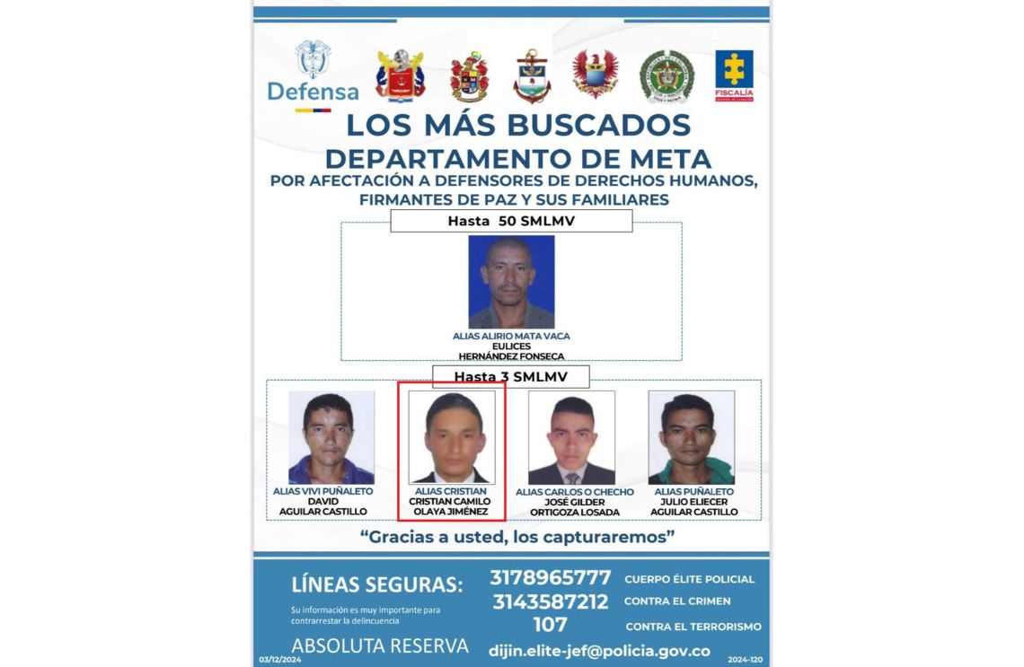 Ejército Nacional capturó a alias 'Cristian', uno de los más buscados del Meta y presunto integrante de grupo residual
