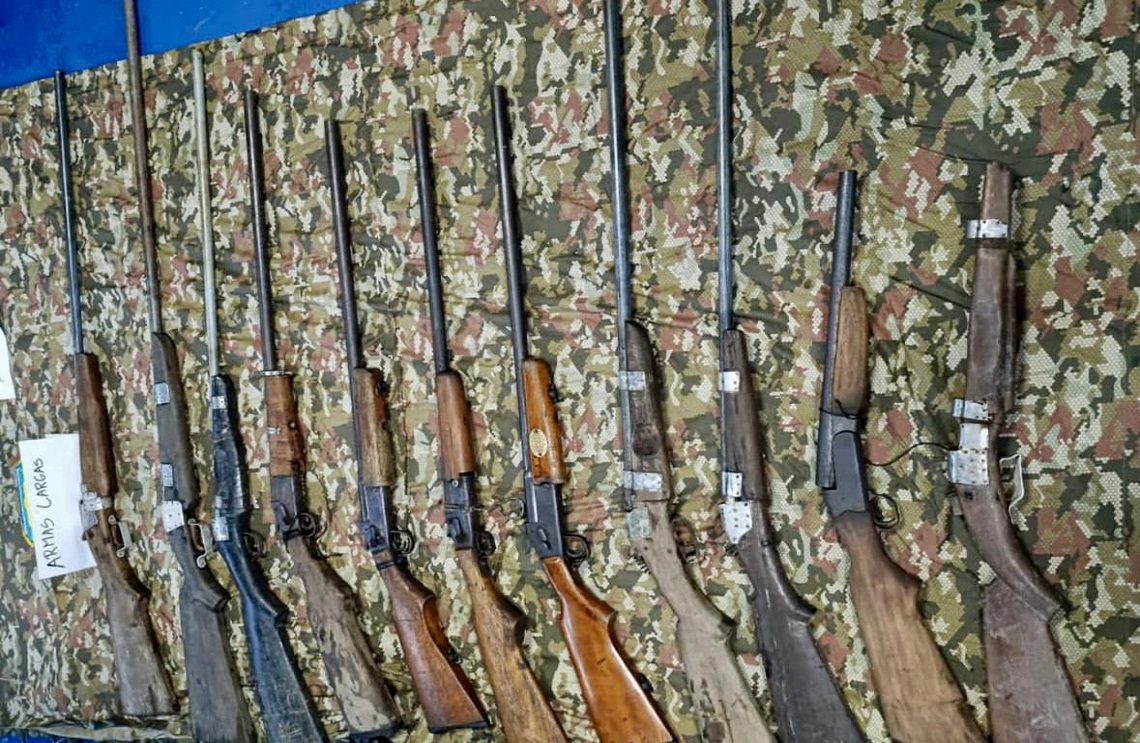 En el Pacífico colombiano, incautado material de guerra