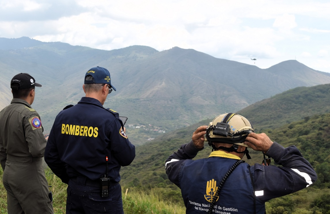 Controlado incendio forestal en Yumbo, Valle del Cauca