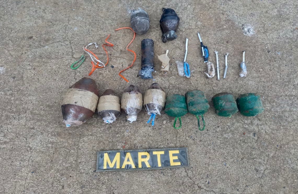 Neutralización artefacto explosivo Jambaló - Cauca  