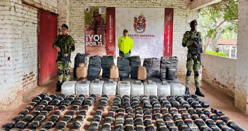 Desmantelada estructura de producción de marihuana en Caloto, Cauca