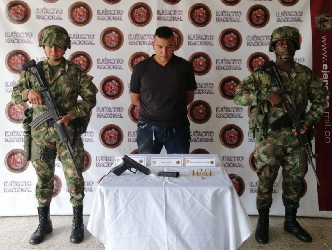 Ejército Nacional captura a dos integrantes del GAO- Eln en Tame, Arauca