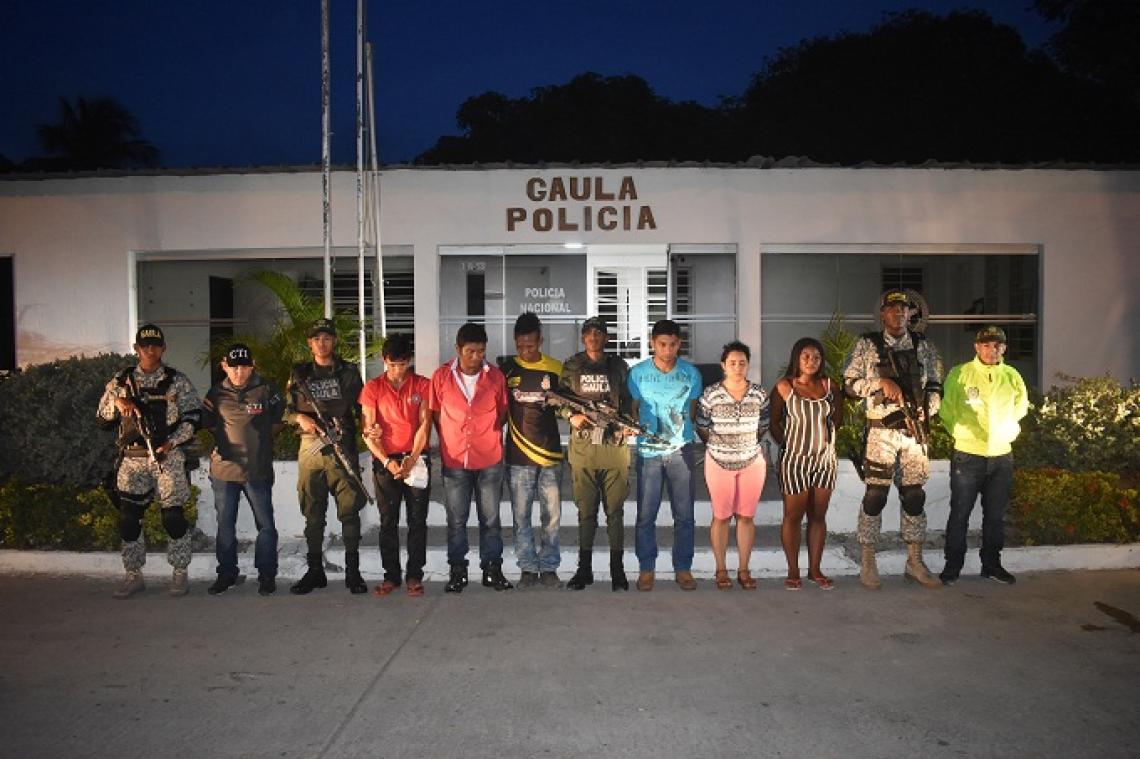 Desarticulada red delincuencial dedicada a la extorsión en Bolívar