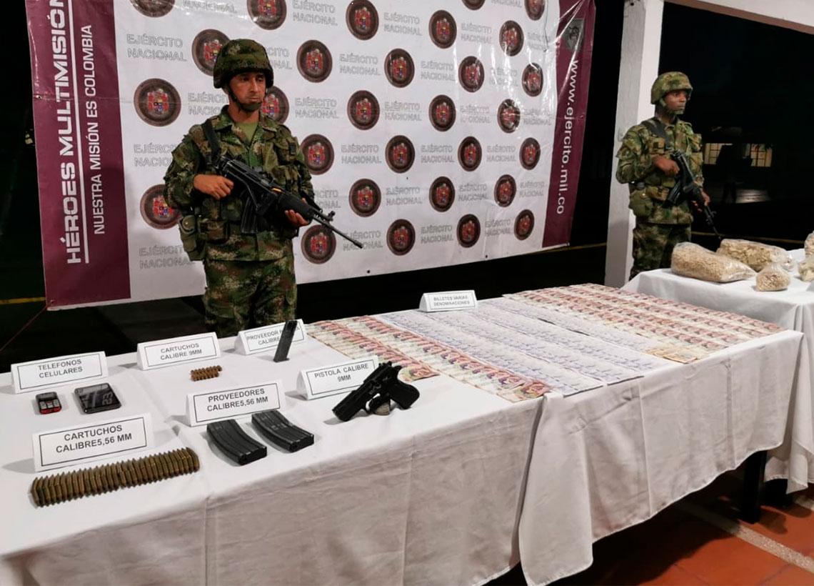 Ejército Nacional golpea estructuras del GAO-r E-48 en Piamonte, Cauca