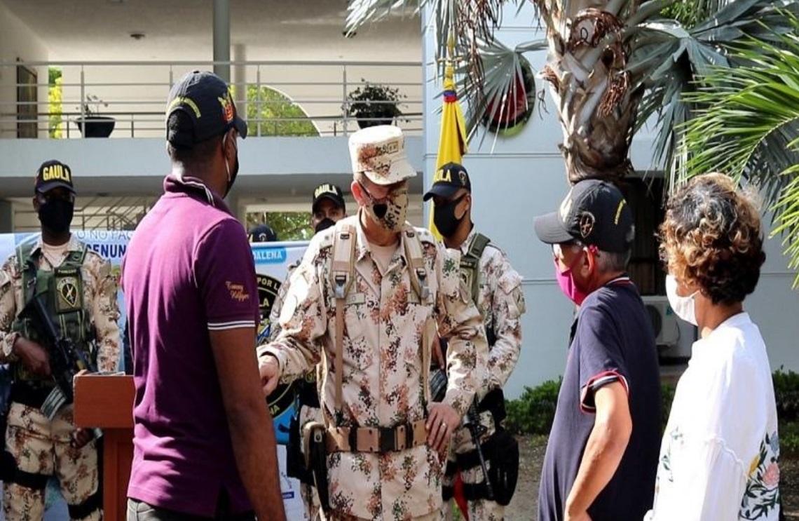 Gaula Militar Magdalena rescata a dos secuestrados en la zona bananera