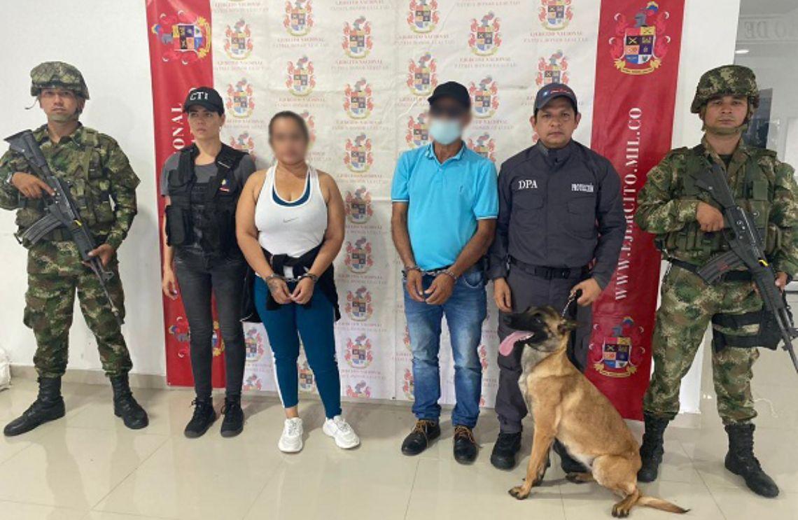 Ejército Nacional y Fiscalía logran la captura de dos sujetos miembros del Grupo Delincuencial los Mijitos