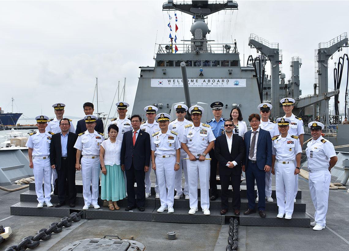 Buques surcoreanos arribaron a Cartagena