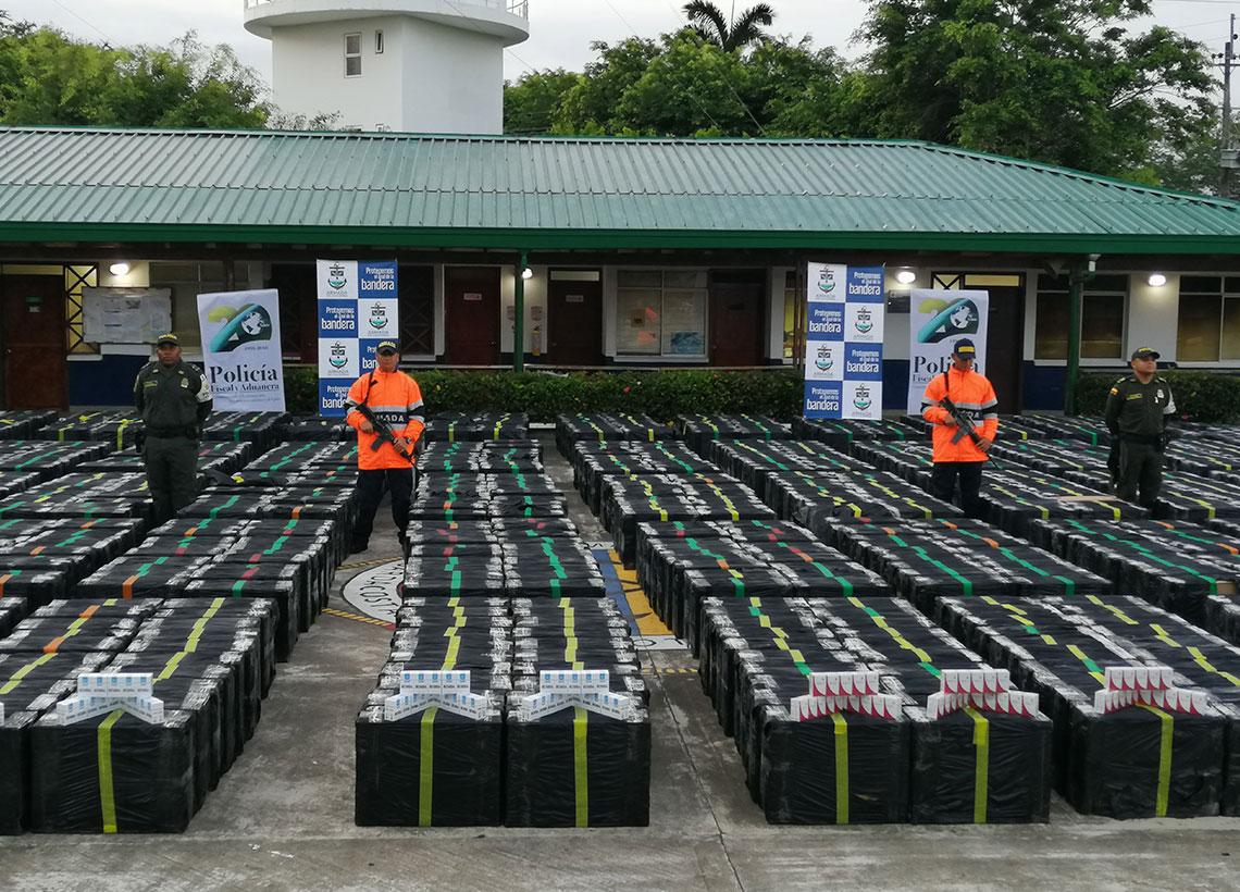Incautada mercancía de contrabando avaluada en más de 1.400 millones de pesos