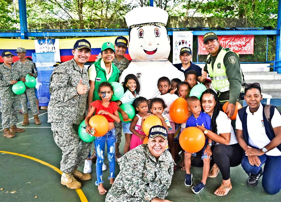 Armada de Colombia lidera gran jornada de apoyo al desarrollo en San andrés y Providencia