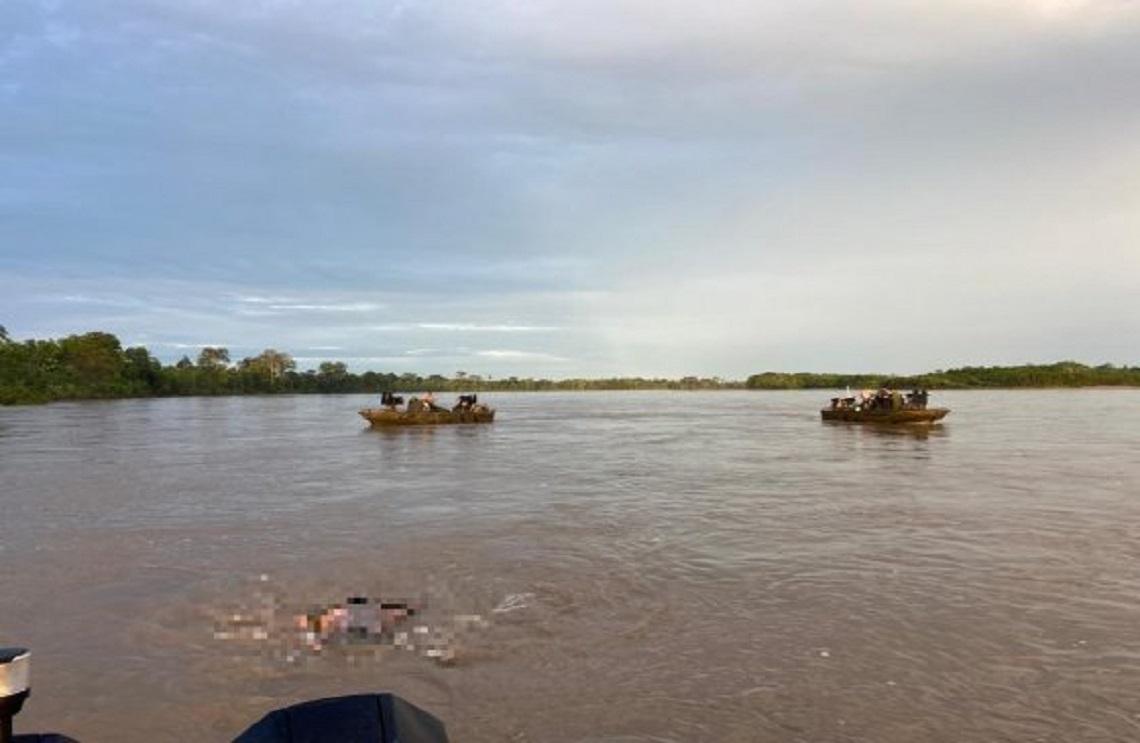 Armada de Colombia recupera cuerpo sin vida en el río Caquetá