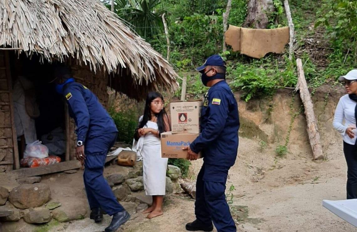 Armada Nacional efectuó apoyo humanitario a indígenas de la Sierra Nevada de Santa Marta