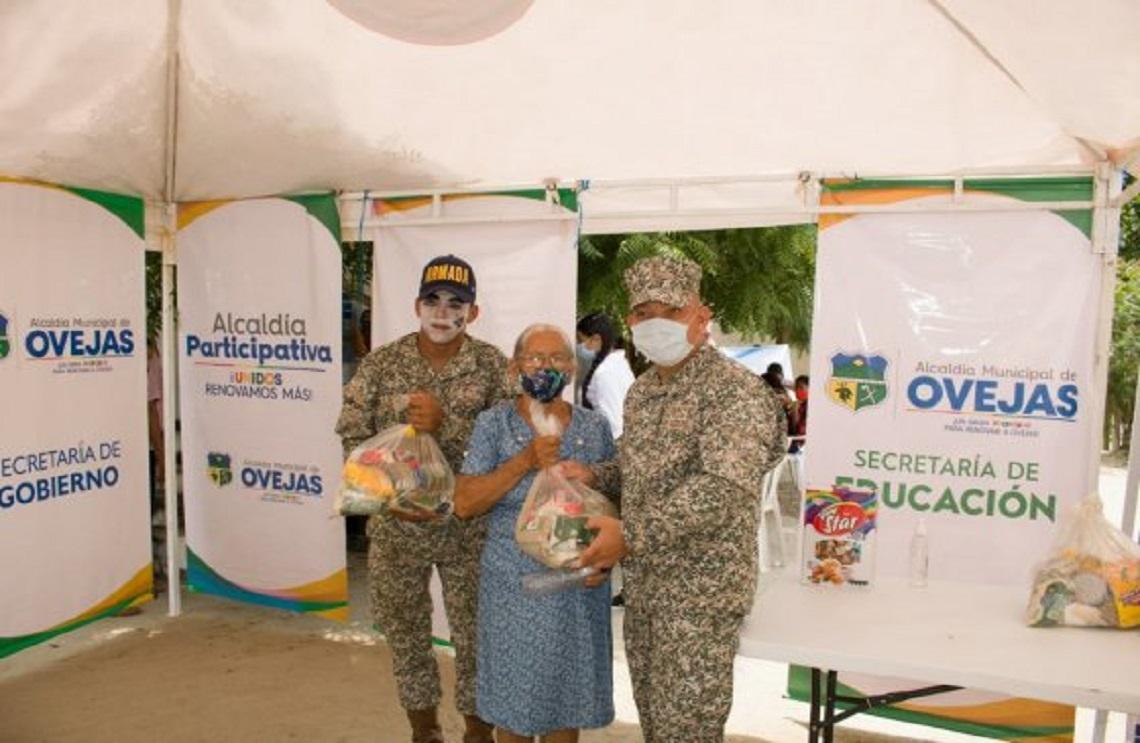 Armada de Colombia realizó con éxito jornada de salud y bienestar en Ovejas, Sucre