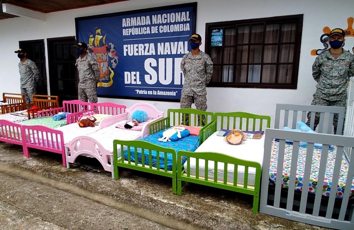 Armada continúa su compromiso con ayuda humanitaria a la región Amazónica colombiana