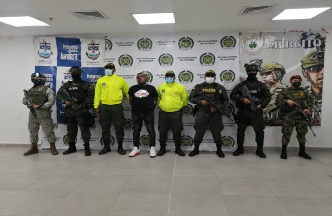 Fuerza Pública capturó a alias Cheo, principal dinamizador de actividades de extorsión de la banda La Local
