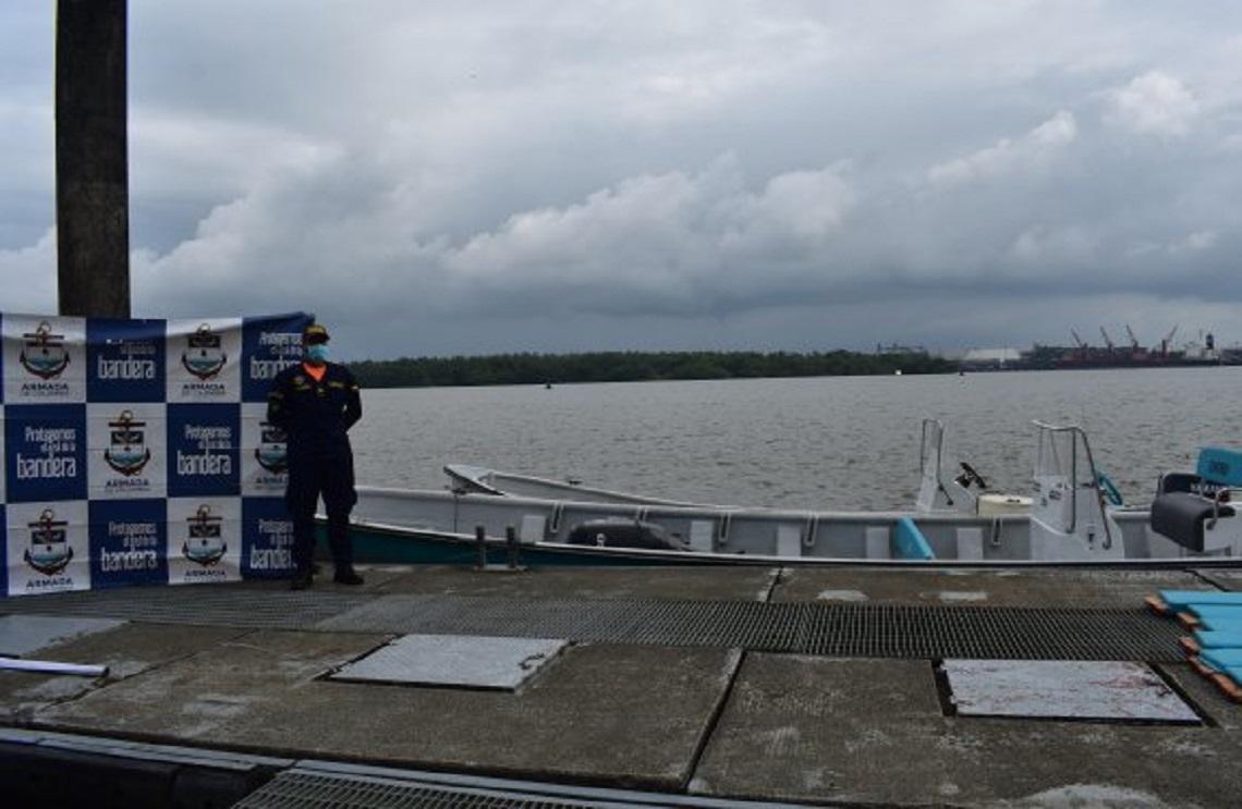 Armada de Colombia recupera dos embarcaciones hurtadas en Buenaventura