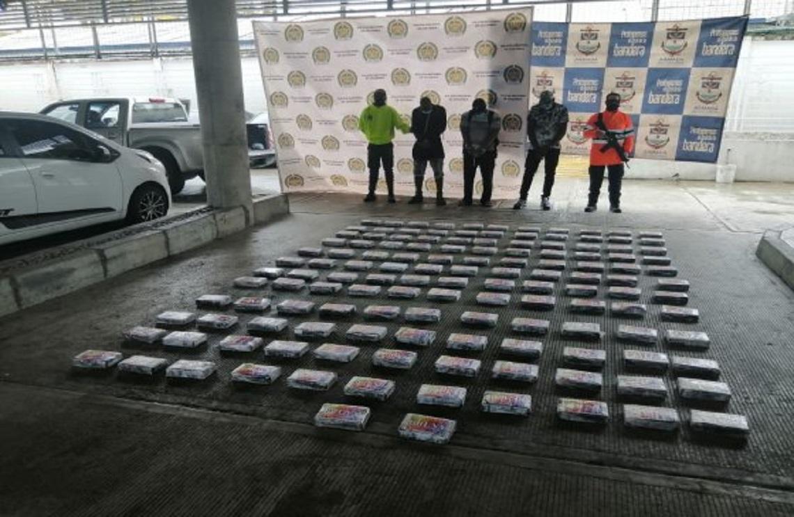 Armada de Colombia supera las 143 toneladas de clorhidrato de cocaína incautados en el Pacífico colombiano