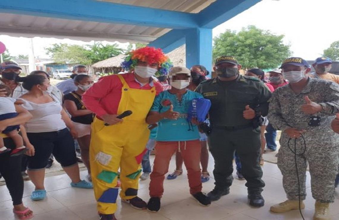 Armada de Colombia lidera Jornada de Salud y bienestar en Zambrano, Bolívar