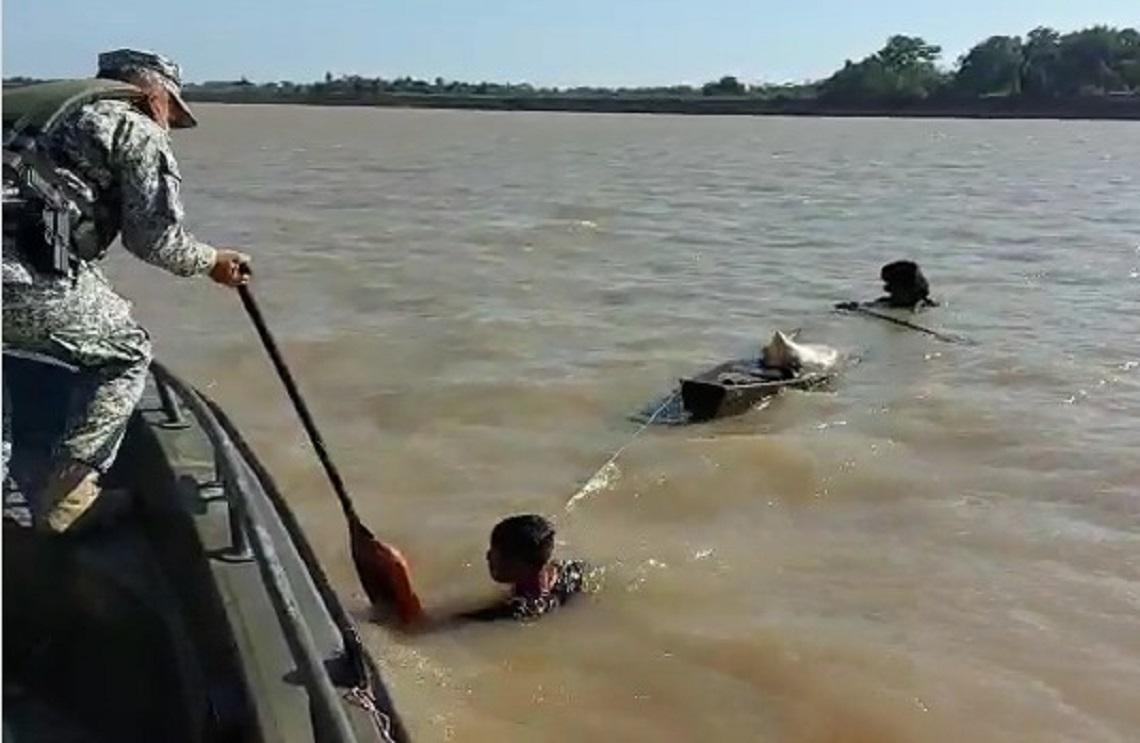 Rescatadas dos personas tras sufrir accidente en aguas del río Guaviare