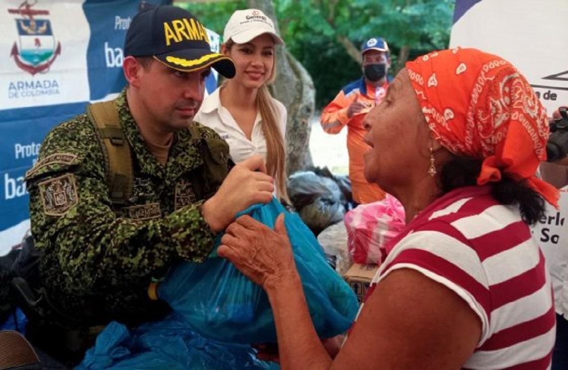  38 toneladas de ayudas humanitarias entregadas a damnificados de La Mojana sucreña